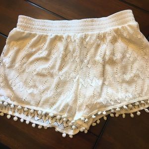 White/cream dressy shorts size medium