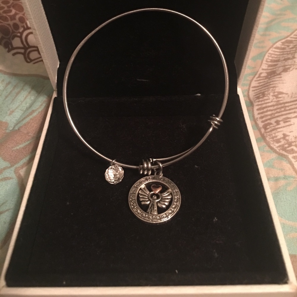 Silver spiritual angel Pandora bracelet