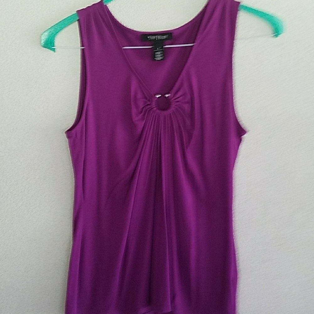 WHBM Tank top-in EUC -pretty purple violet