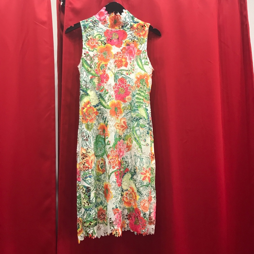 Floral lace dress