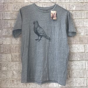 Urban Outfitters pigeon t-shirt. Tri-blend. Size L