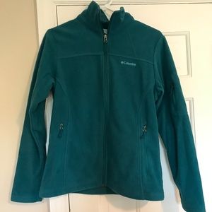 Columbia Teal Fast Trek II Fleece Zip Jacket