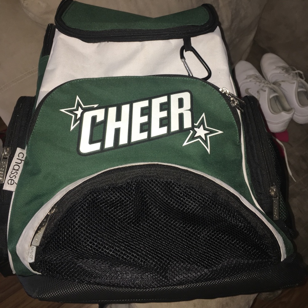 Large Green and White Cheer Bag🏅🎀