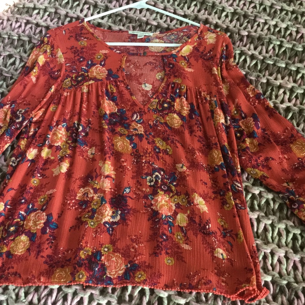 Boho flowy top