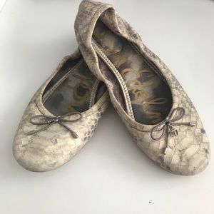 Sam Edelman Snake Skin Flats