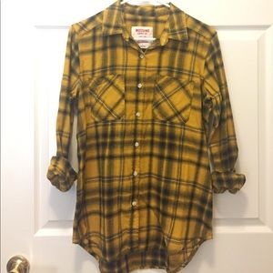 Yellow plaid flannel