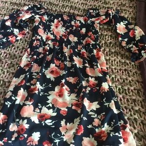 Off the shoulder dress