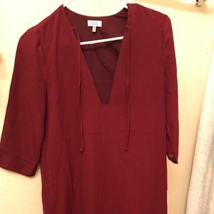 Red Tobi Shift Dress