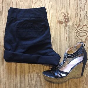 LOFT Roll-up Chino Shorts