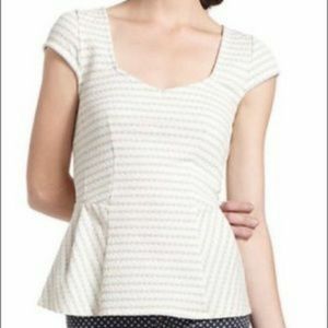 Anthropologie Peplum Top