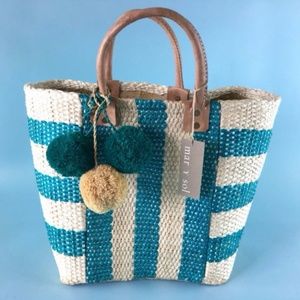 Mar Y Sol Collins Tote in Teal NEW in plastic wrap