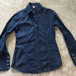 True Religion dark denim shirt