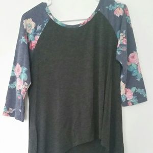 Floral Sleeve Top