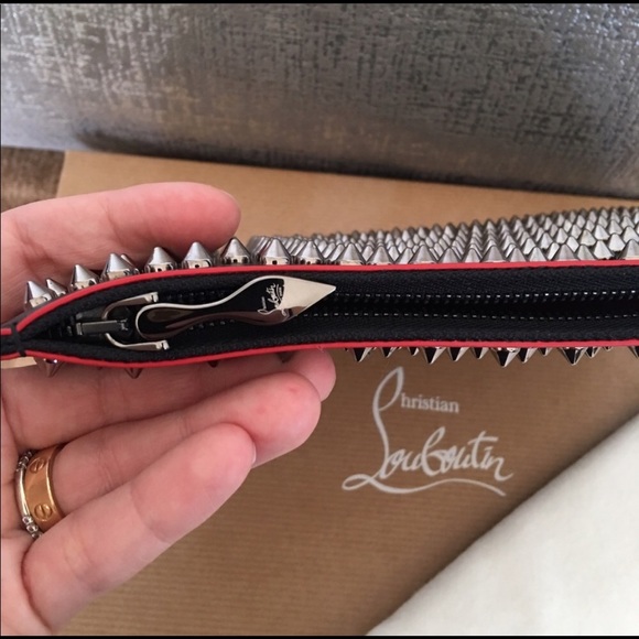 SOLD Christian Louboutin 'Loubiposh' Spike Clutch - Picture 5 of 6