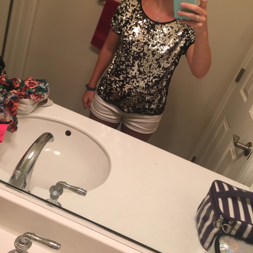 Express sequin shirt