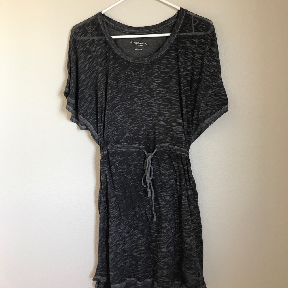 Liz Lange grey tunic shirt