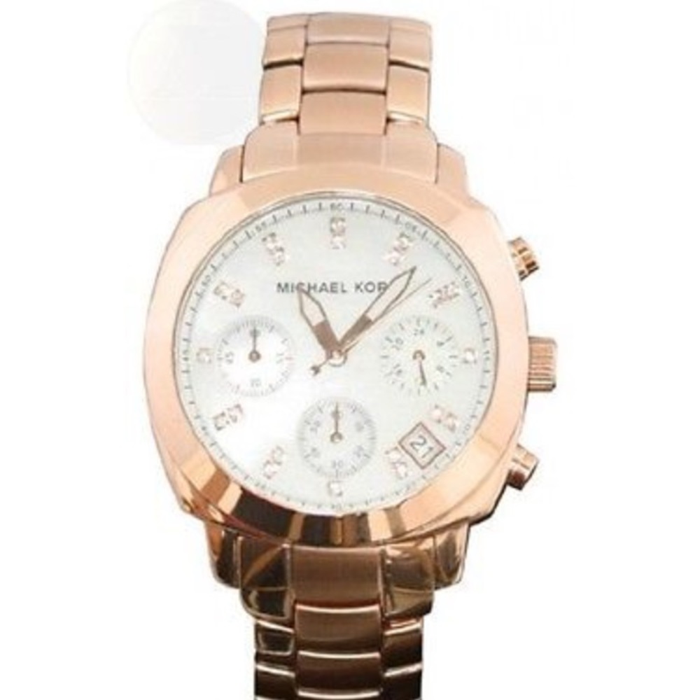 Rose gold watch