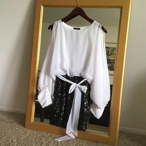 Sequin Skirt Mini Dress