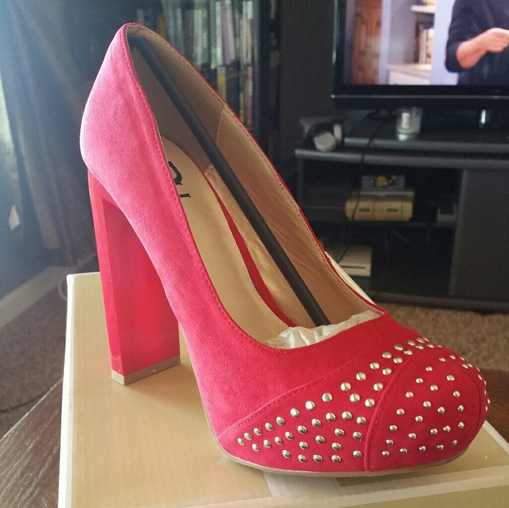 Studded heels