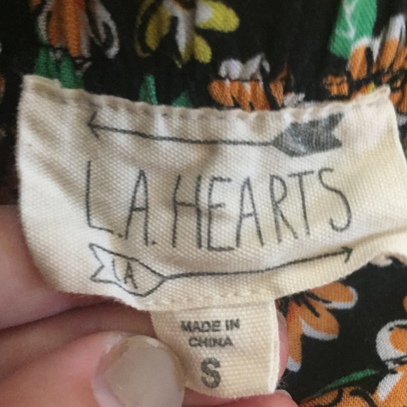 Button Front Floral Skirt - Picture 2 of 3