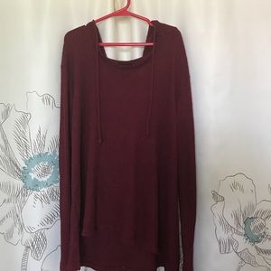 Aeropostale burgundy hoodie