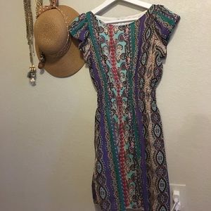 Paisley Patterned Dress