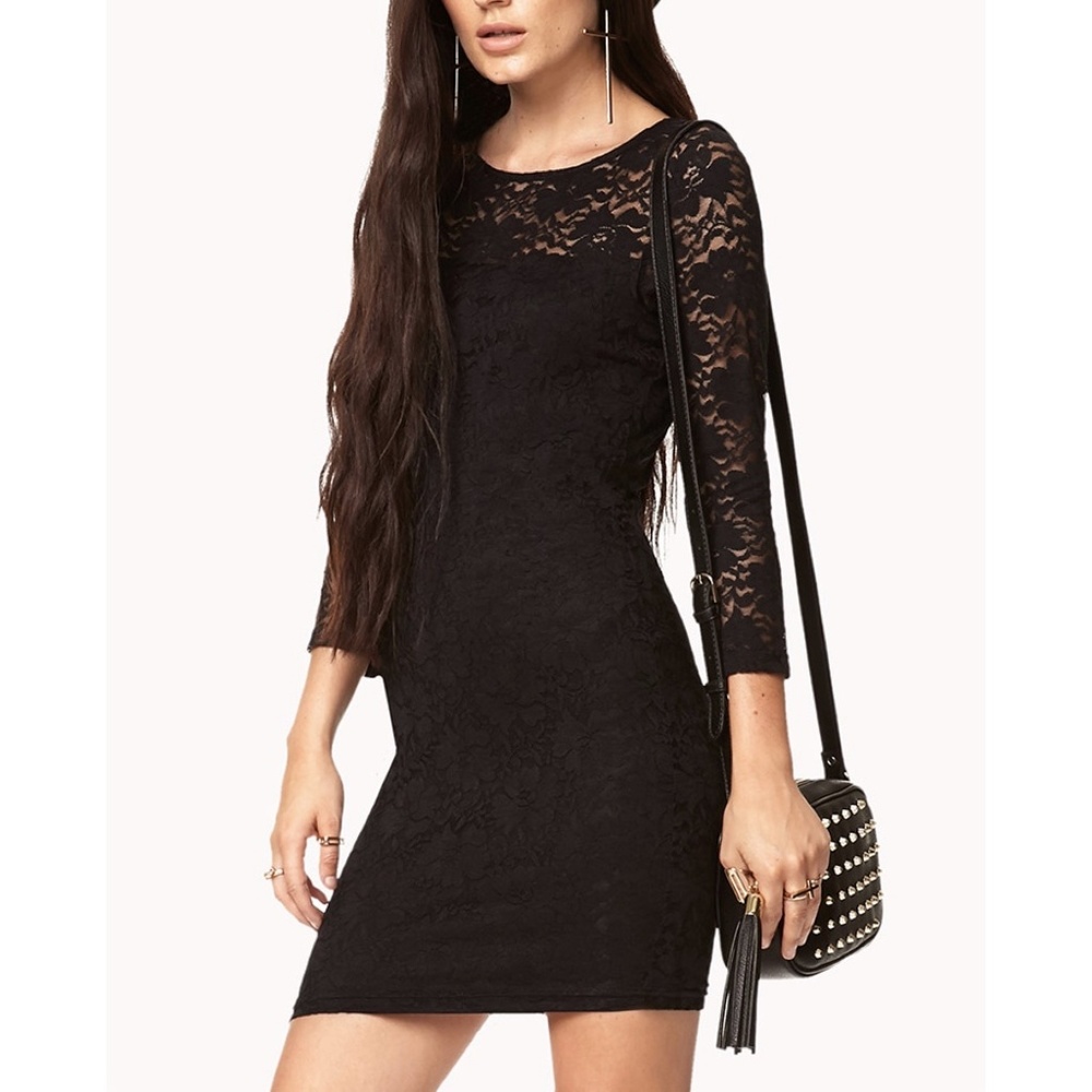 🖤🖤Forever 21 Black Lace Dress🖤🖤