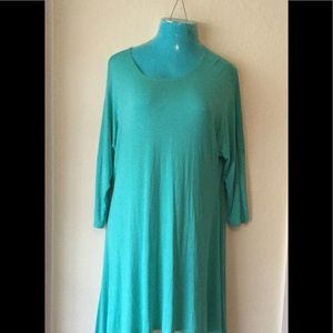 Teal Asymmetrical Tunic