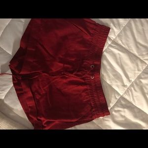Red forever 21 shorts