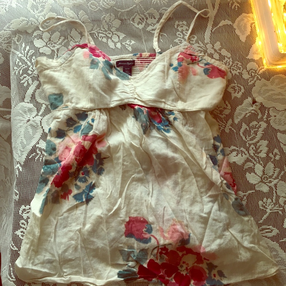 Flower print flowy tank🌸