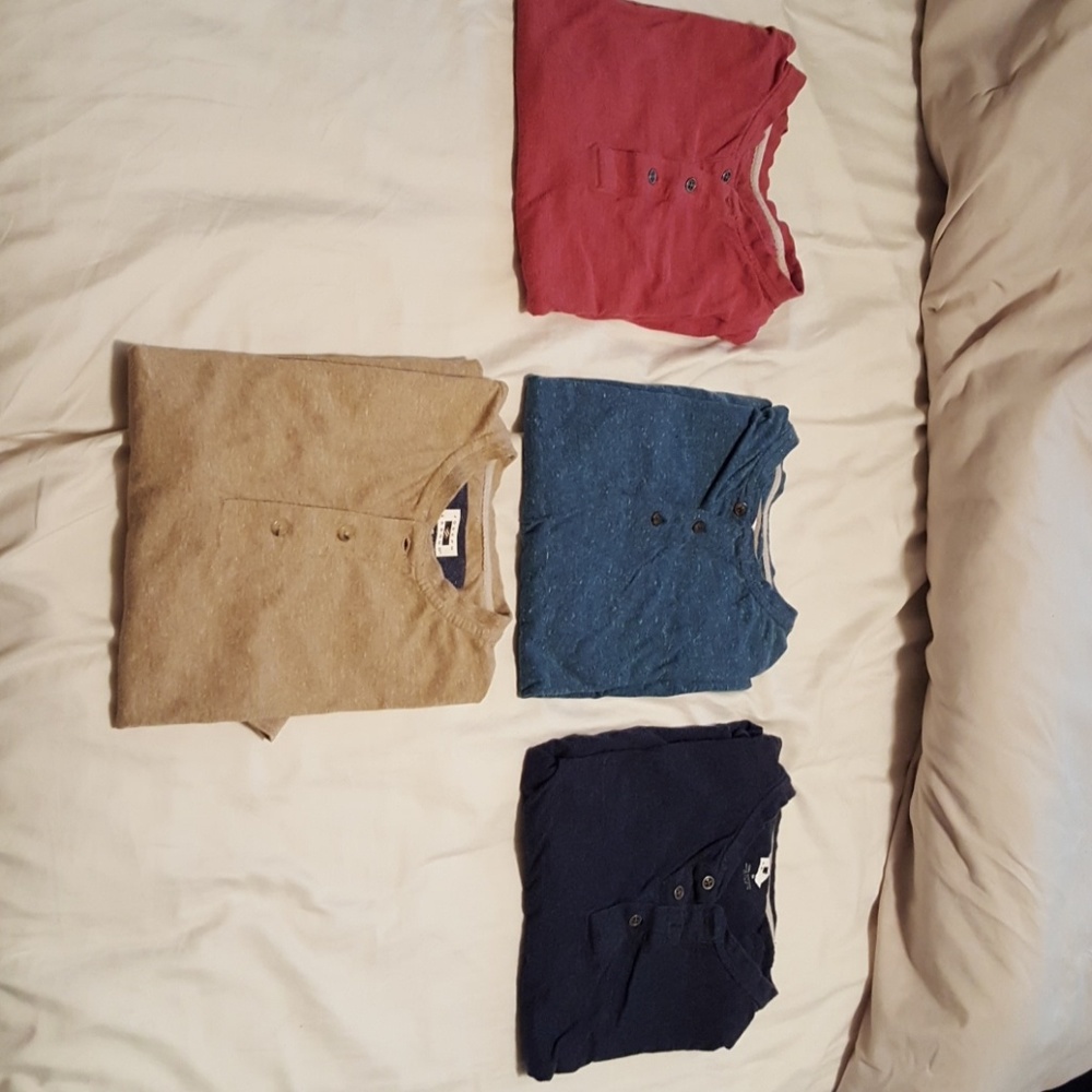 Henley t-shirts