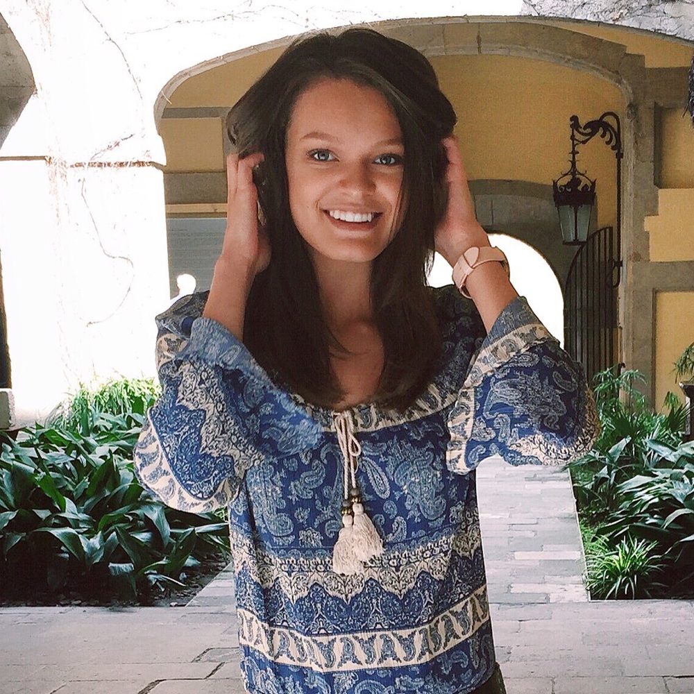 Boho off the shoulder flowy blouse