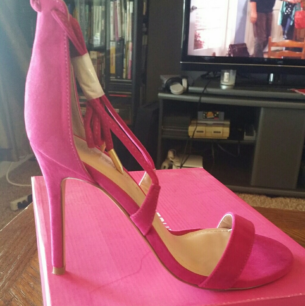 Lace up heels