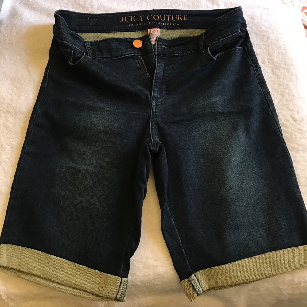 Juicy Couture stretch jean shorts