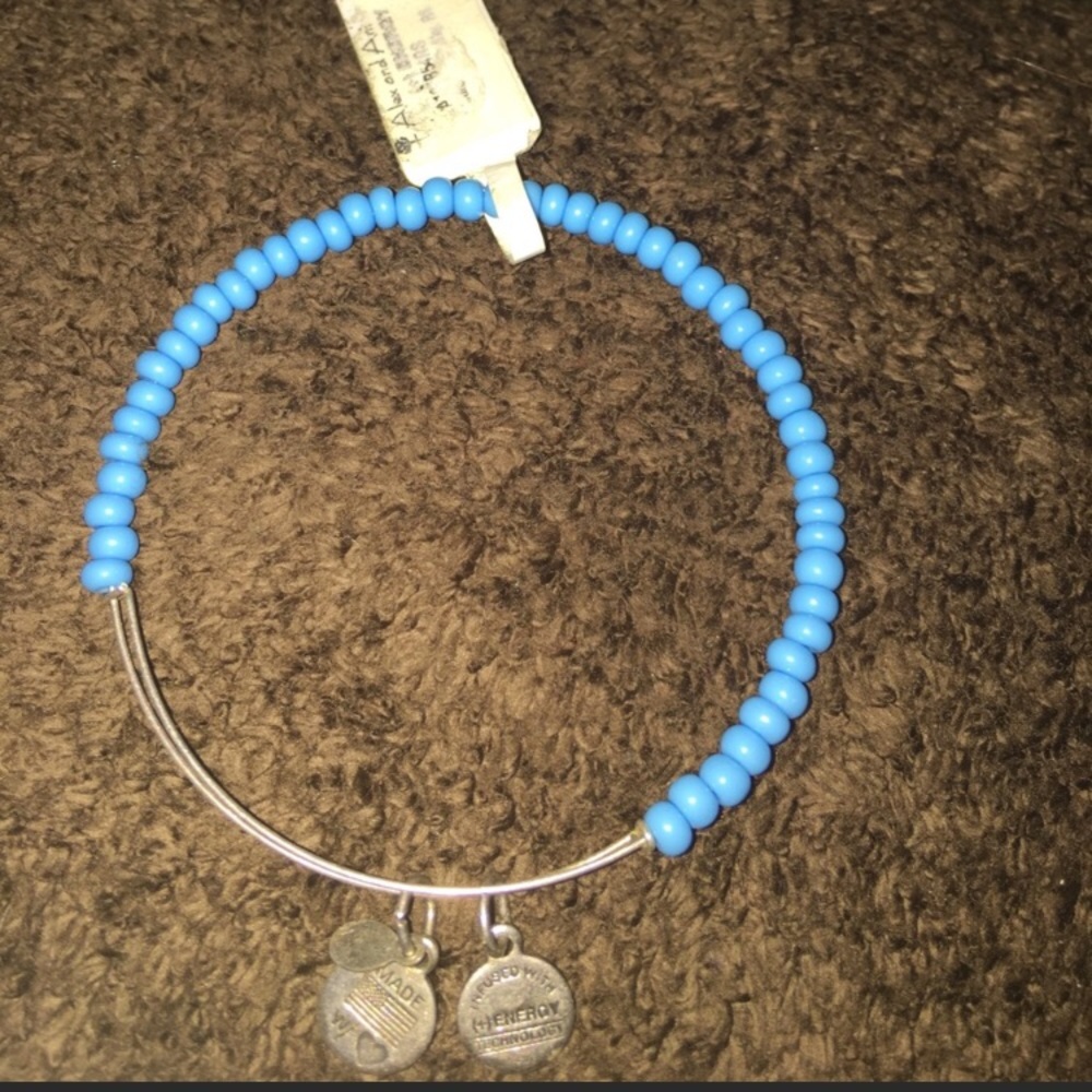 Alex and ani blue bracelet