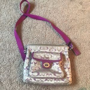 Small cross body Coach purse