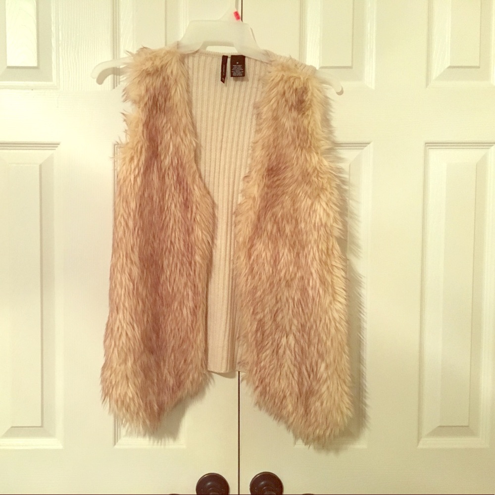 New Directions Faux Fur Vest