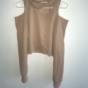 Cut off sweater