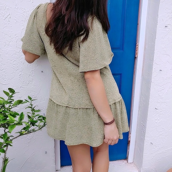 Bell sleeve tunic cardigan knit sweater - Picture 4 of 5