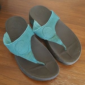 Teal Fit Flops