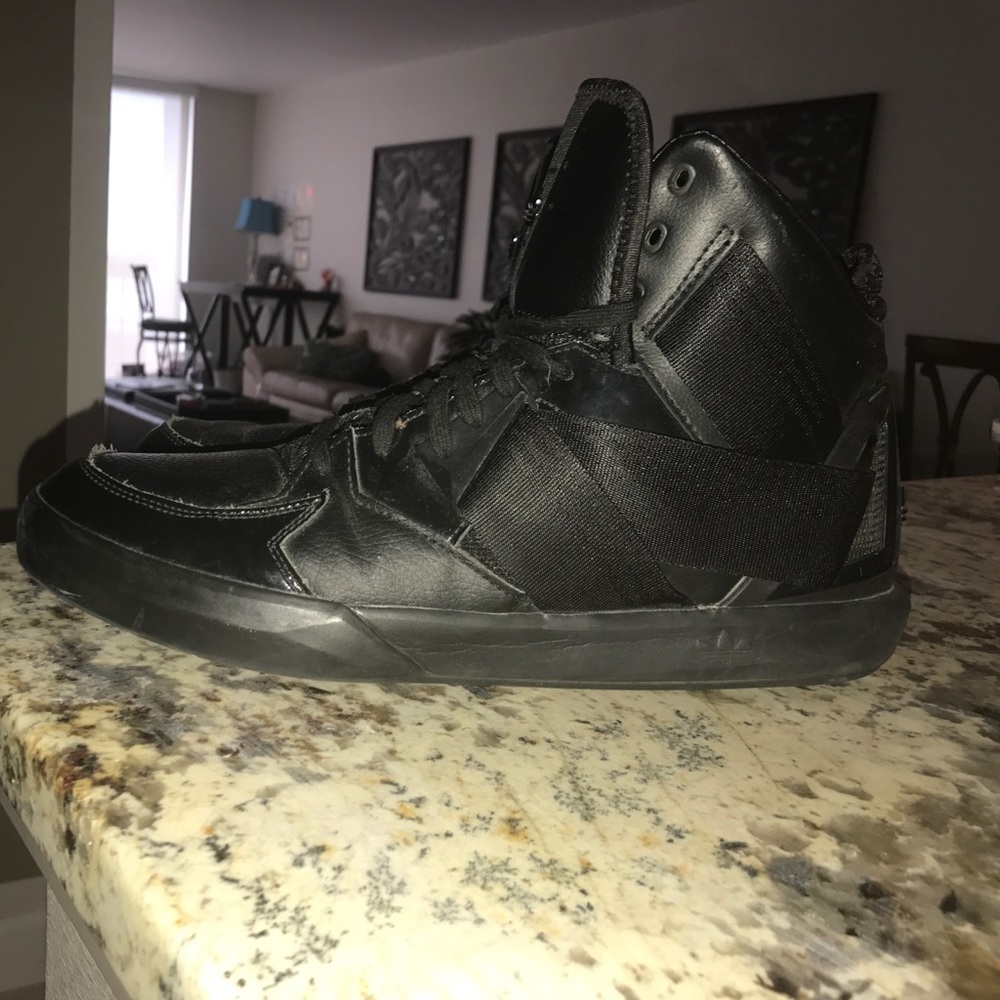 Adidas all black lil jons size 11.5 ****MINT****