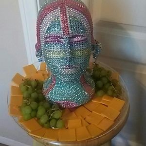 Party. Platter. Head