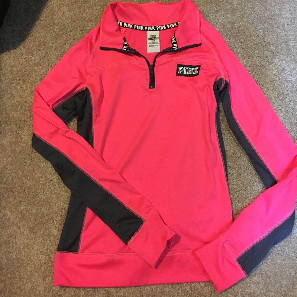 Pink Quarter Zip