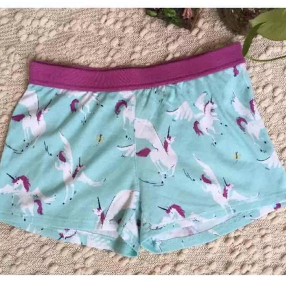 Nite Nite Unicorn Pegasus Pajama Shorts