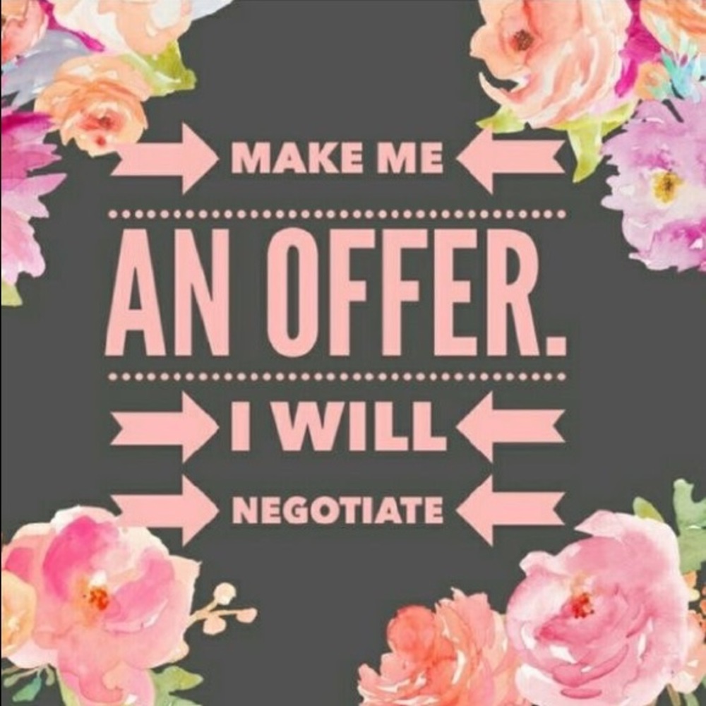 MAKE AN OFFER 😊