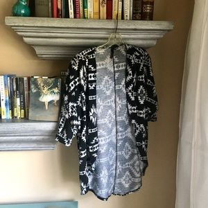 Tribal Print Cardigan