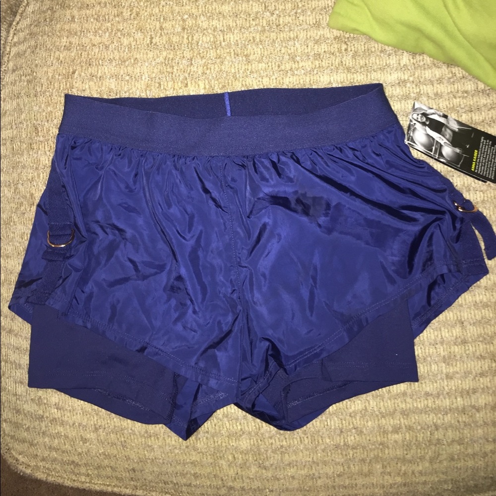 New dark night blue Anna Kaiser running shorts
