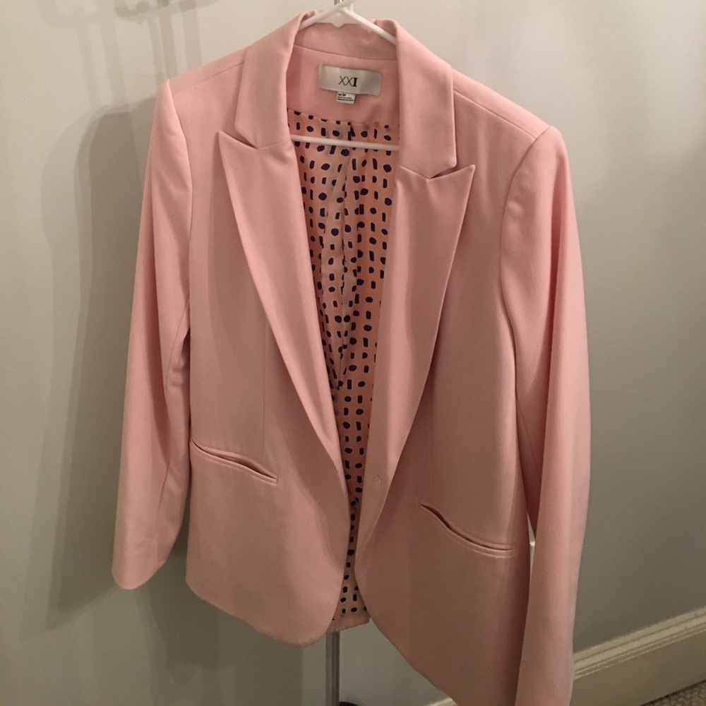 Pink blazer