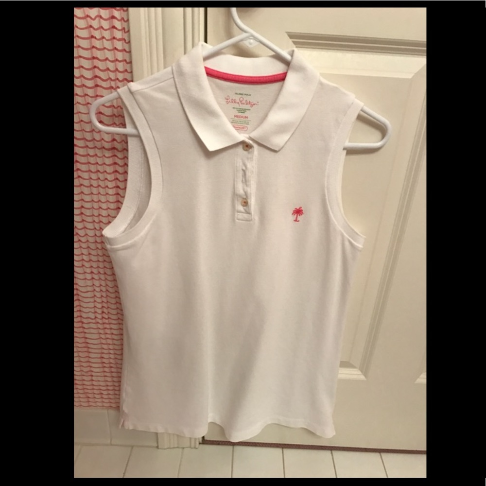 Lilly Pulitzer White Polo