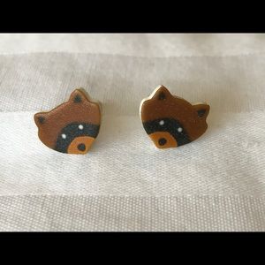 Moonrise Kingdom Raccoon Wes Anderson Earrings